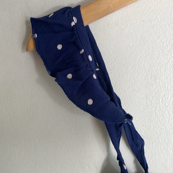 Madewell Ruffle-Strap Button-Front Dress in Polka Dot - Picture 5 of 16